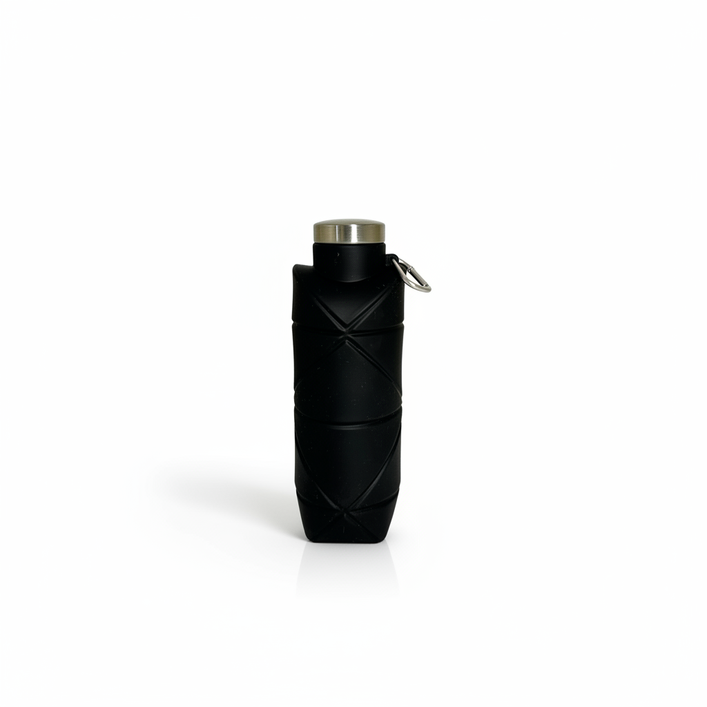 Foldable Water Bottle - Black