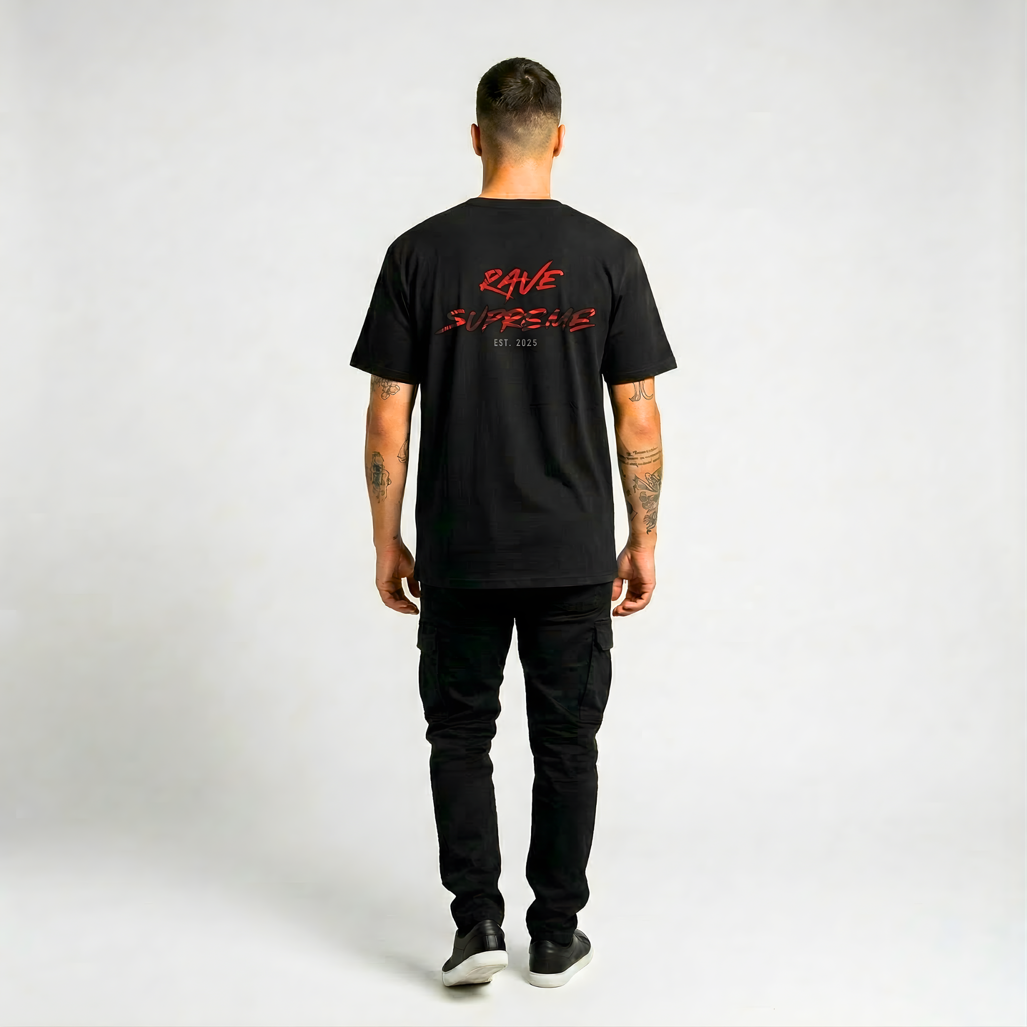 RS - The Original - Black T-shirt / Red Print
