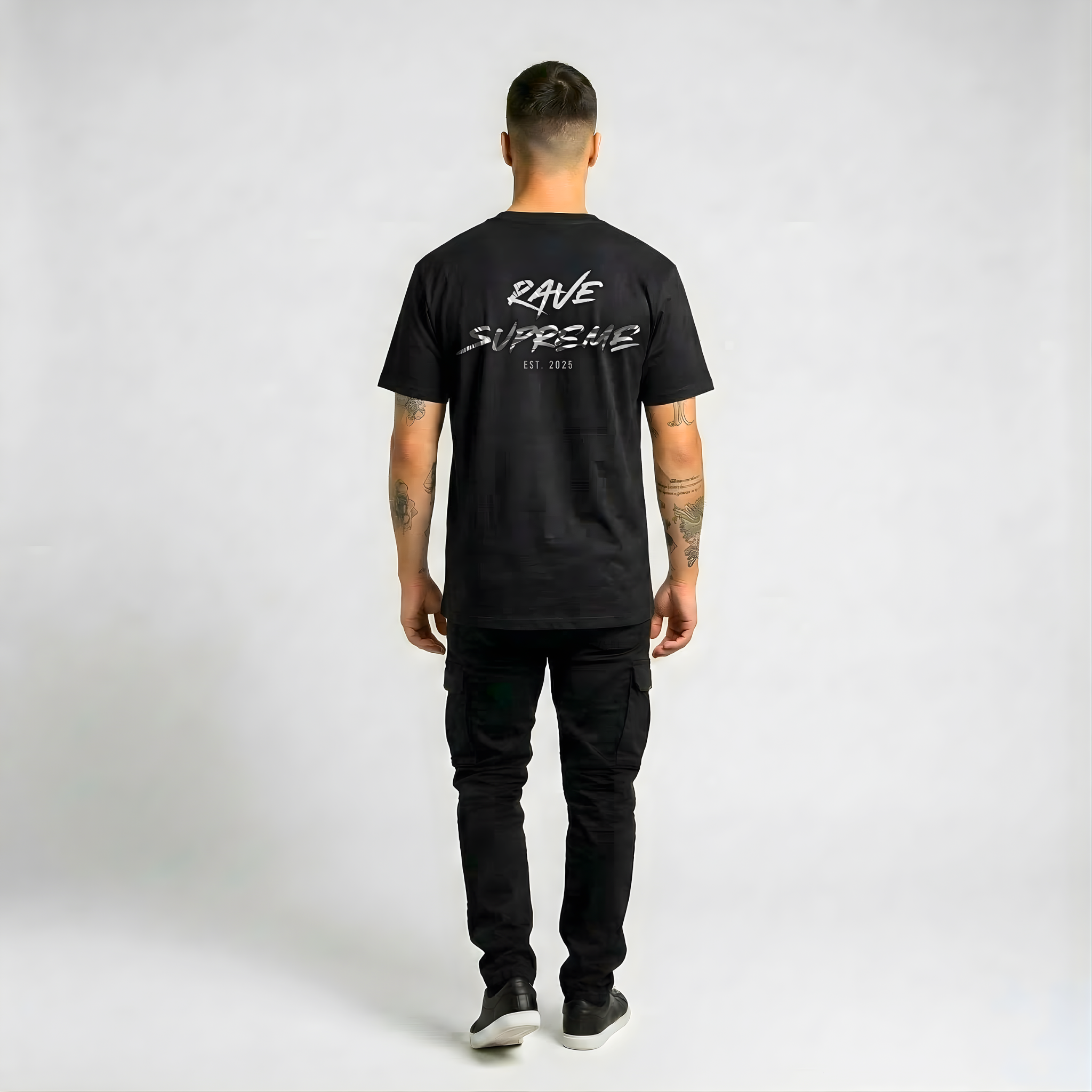 RS - The Original - Black T-shirt / White Print