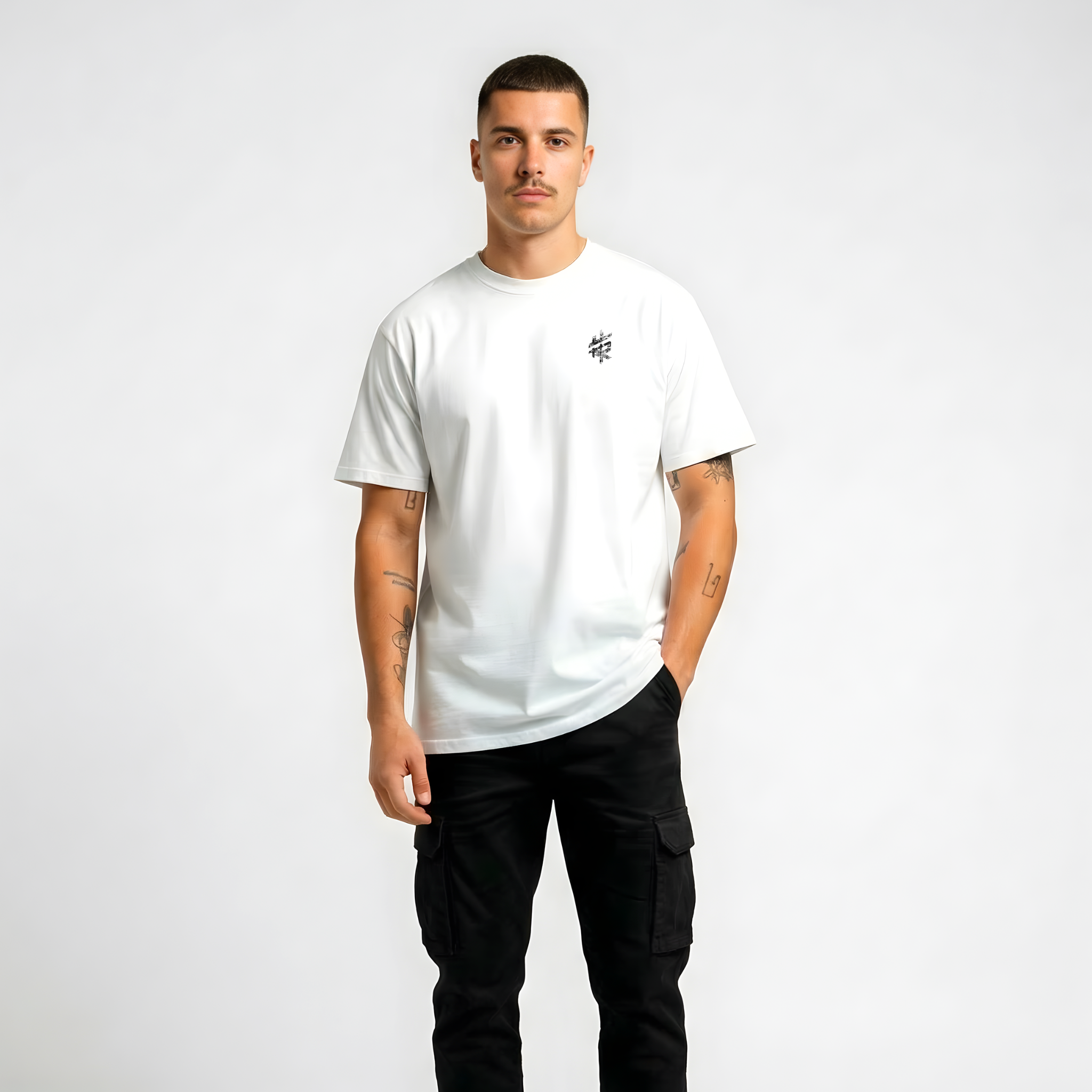 RS - The Original - White T-shirt / Black Print