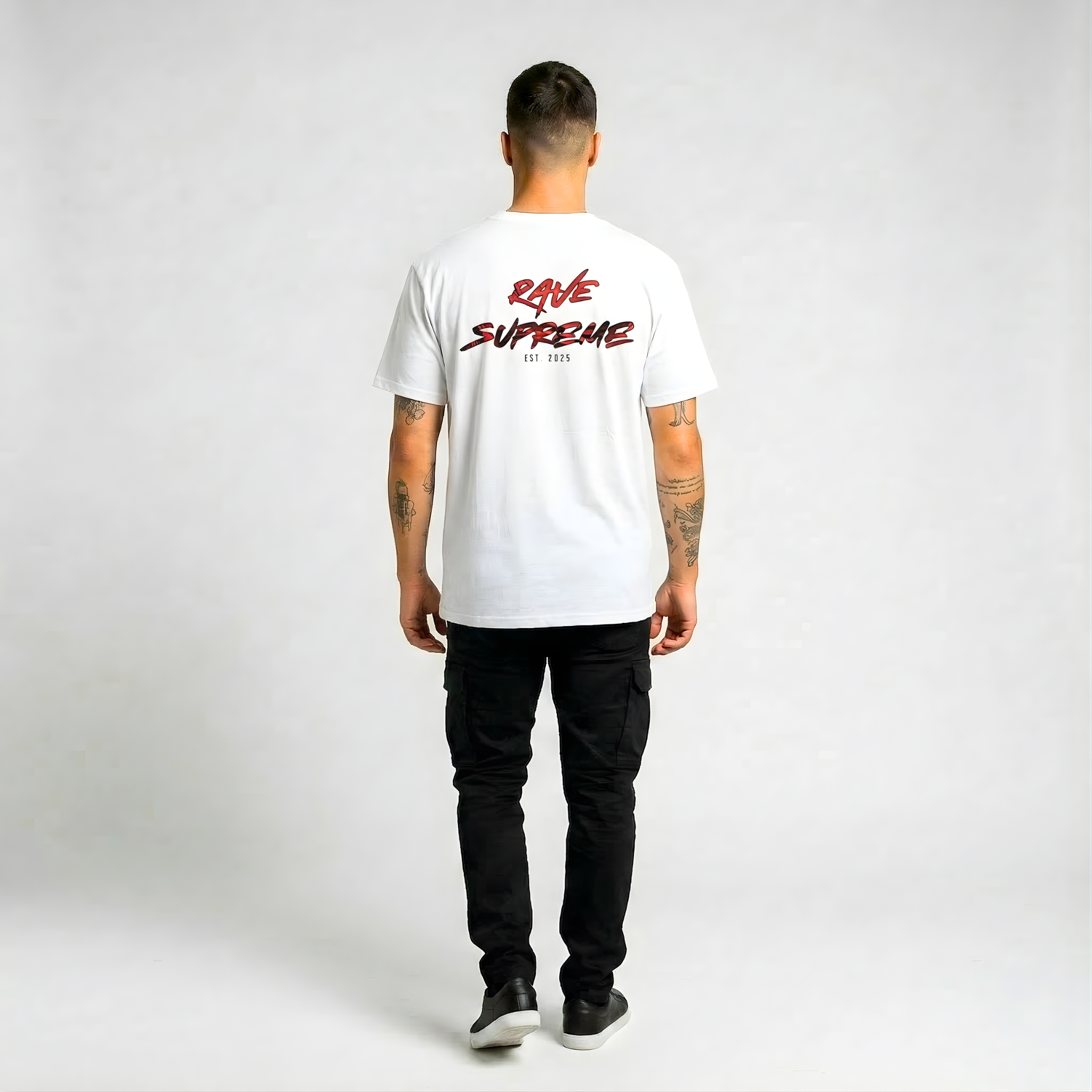 RS - The Original - White T-shirt / Red Print
