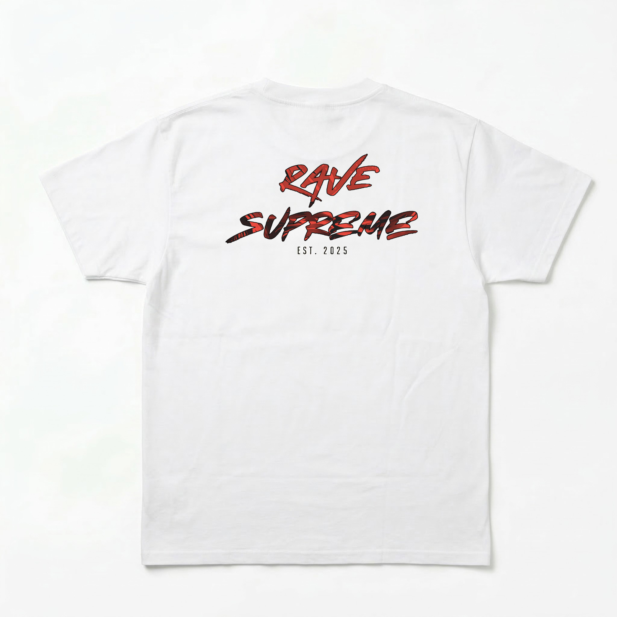 RS - The Original - White T-shirt / Red Print