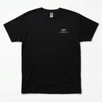 RS - Clean & Subtle - Black T-shirt / White Print