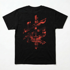 RS - Big & Bold - Black T-shirt / Red Print