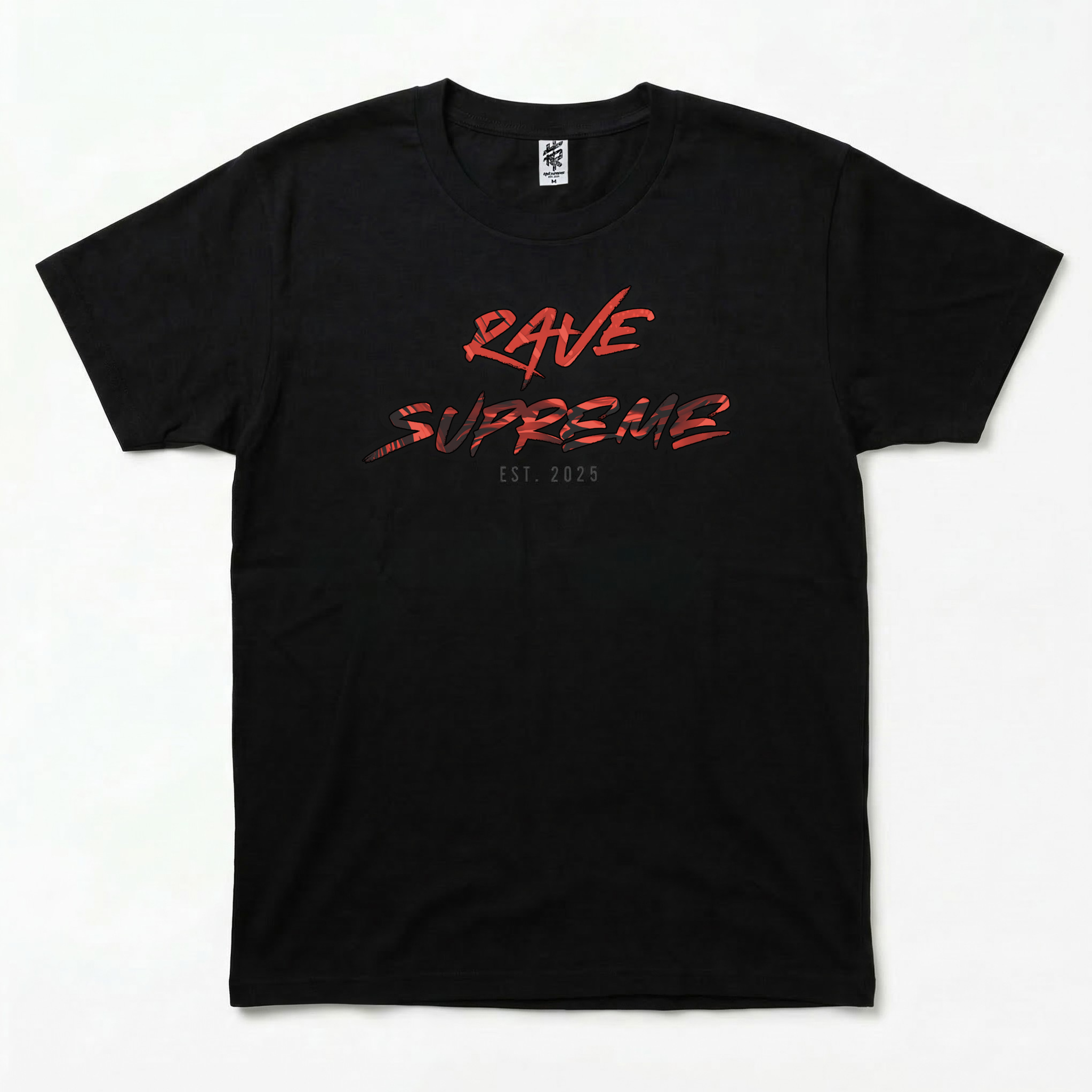 RS - Big & Bold - Black T-shirt / Red Print