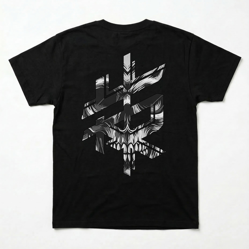 RS - Big & Bold - Black T-shirt / White Print