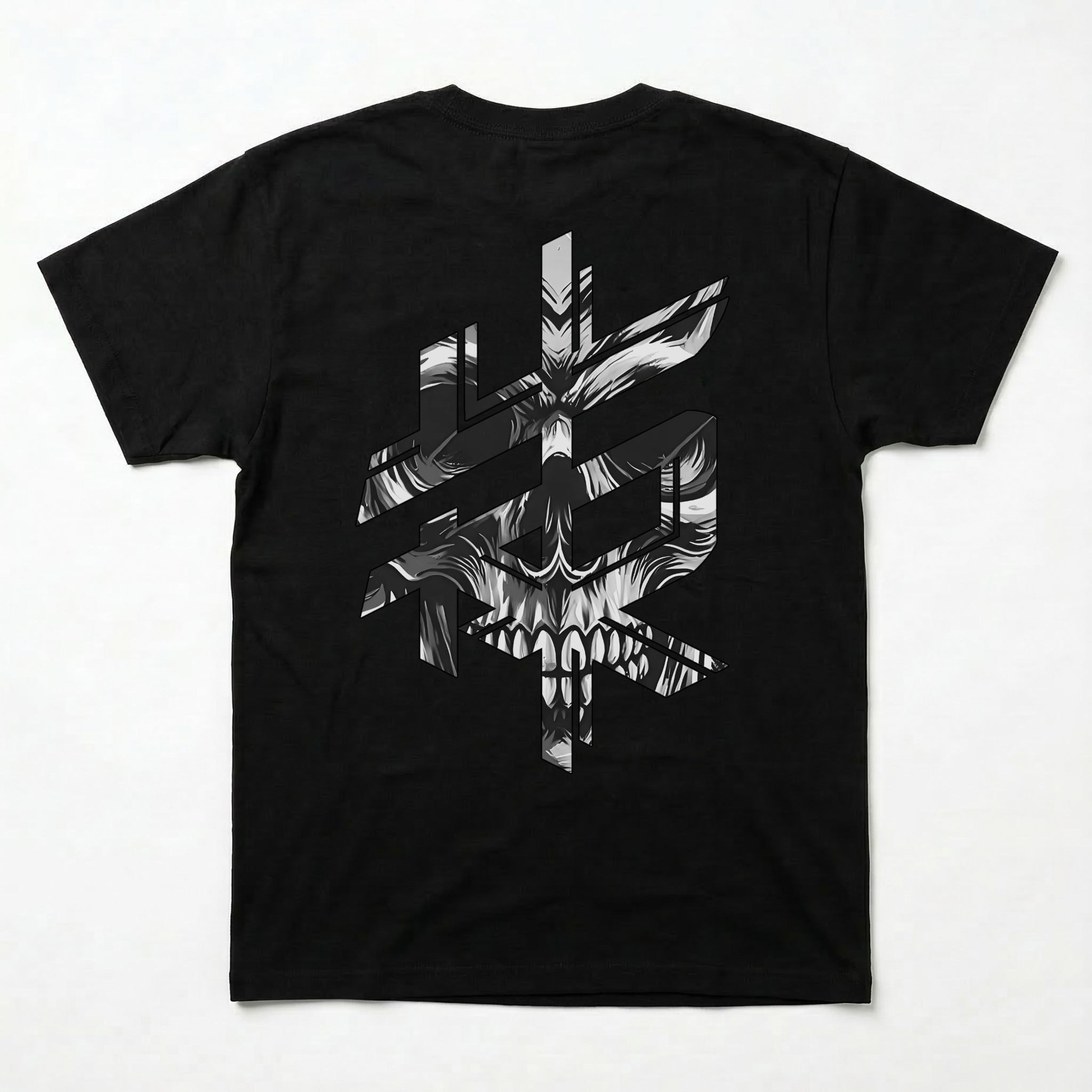 RS - Big & Bold - Black T-shirt / White Print