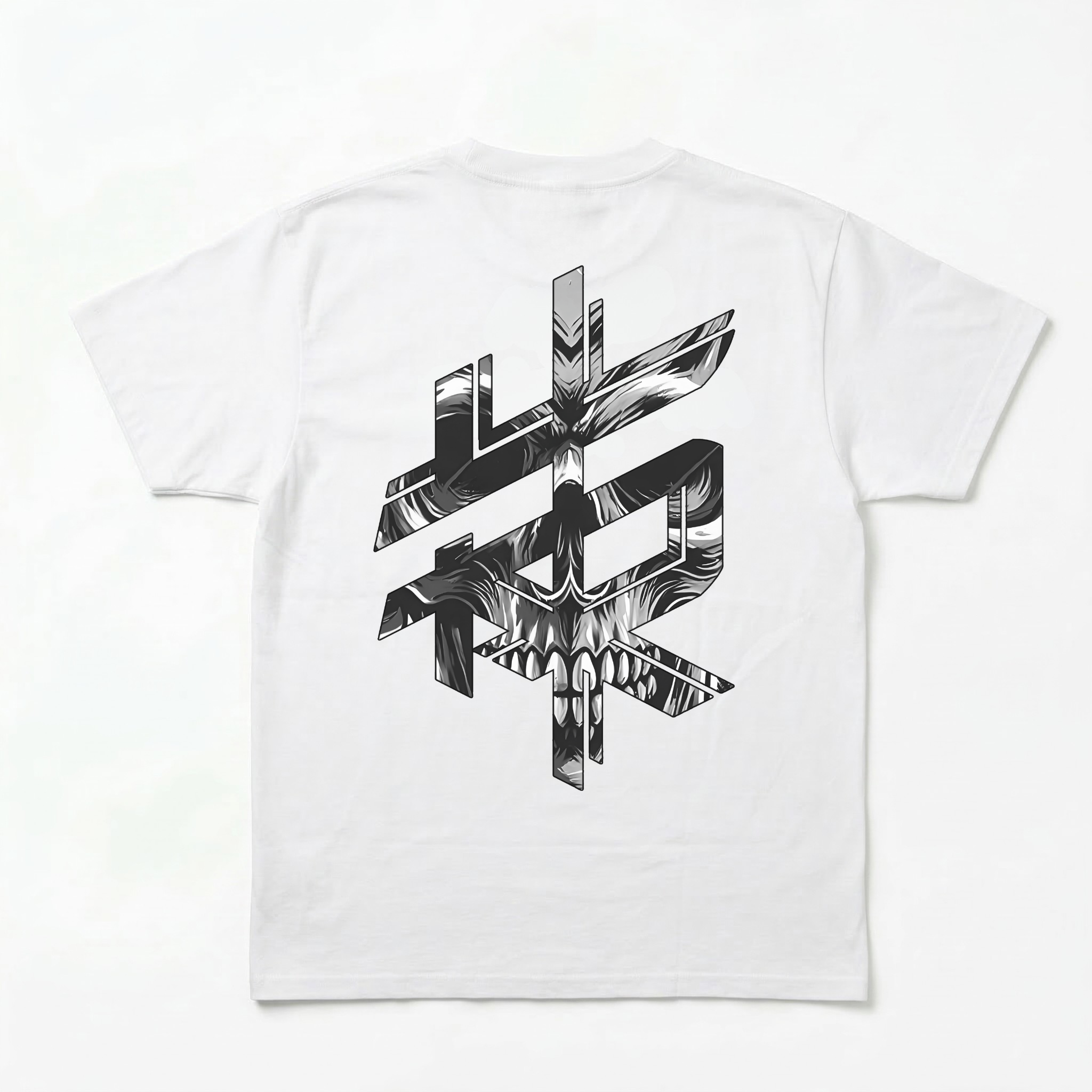RS - Big & Bold - White T-shirt / Black Print