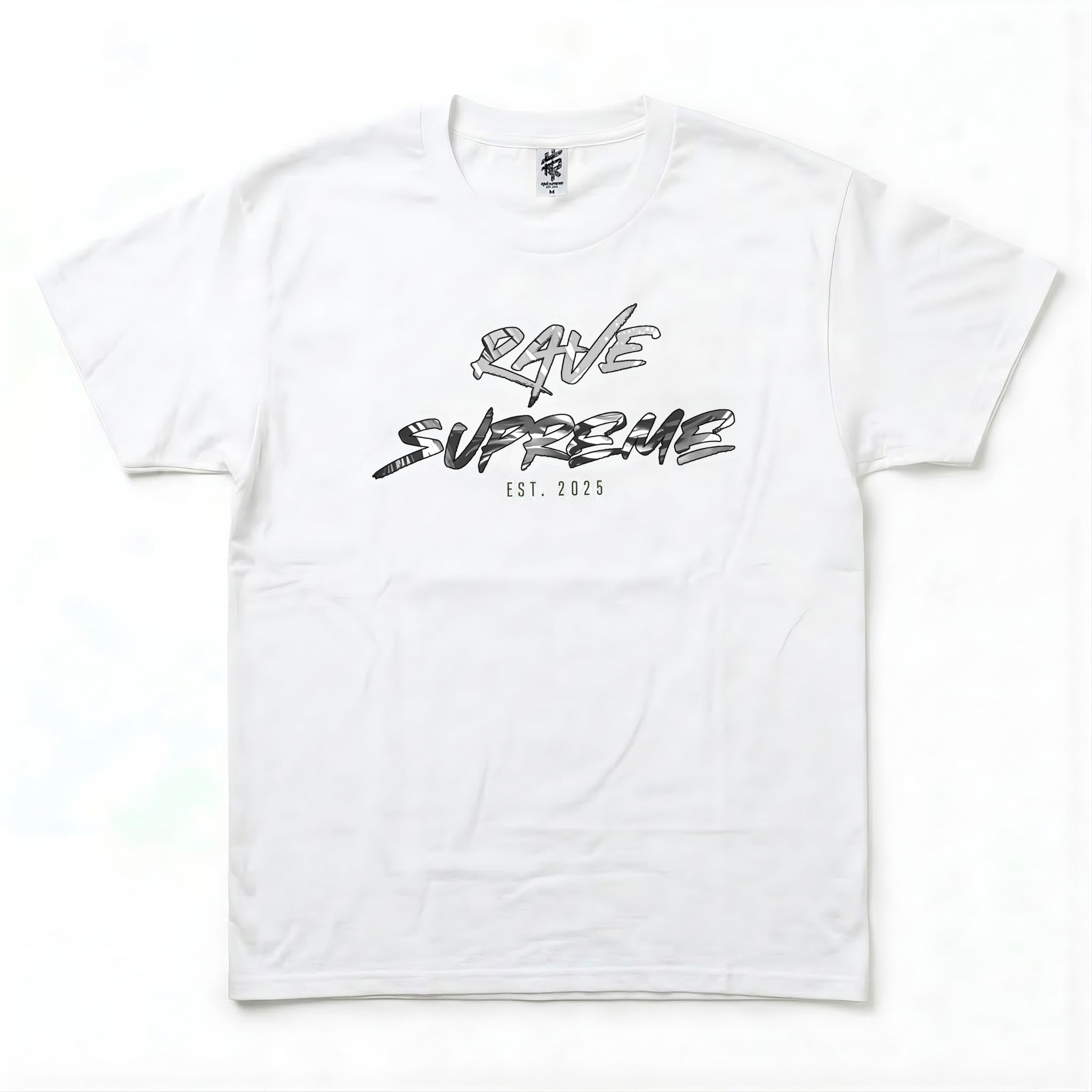 RS - Big & Bold - White T-shirt / Black Print
