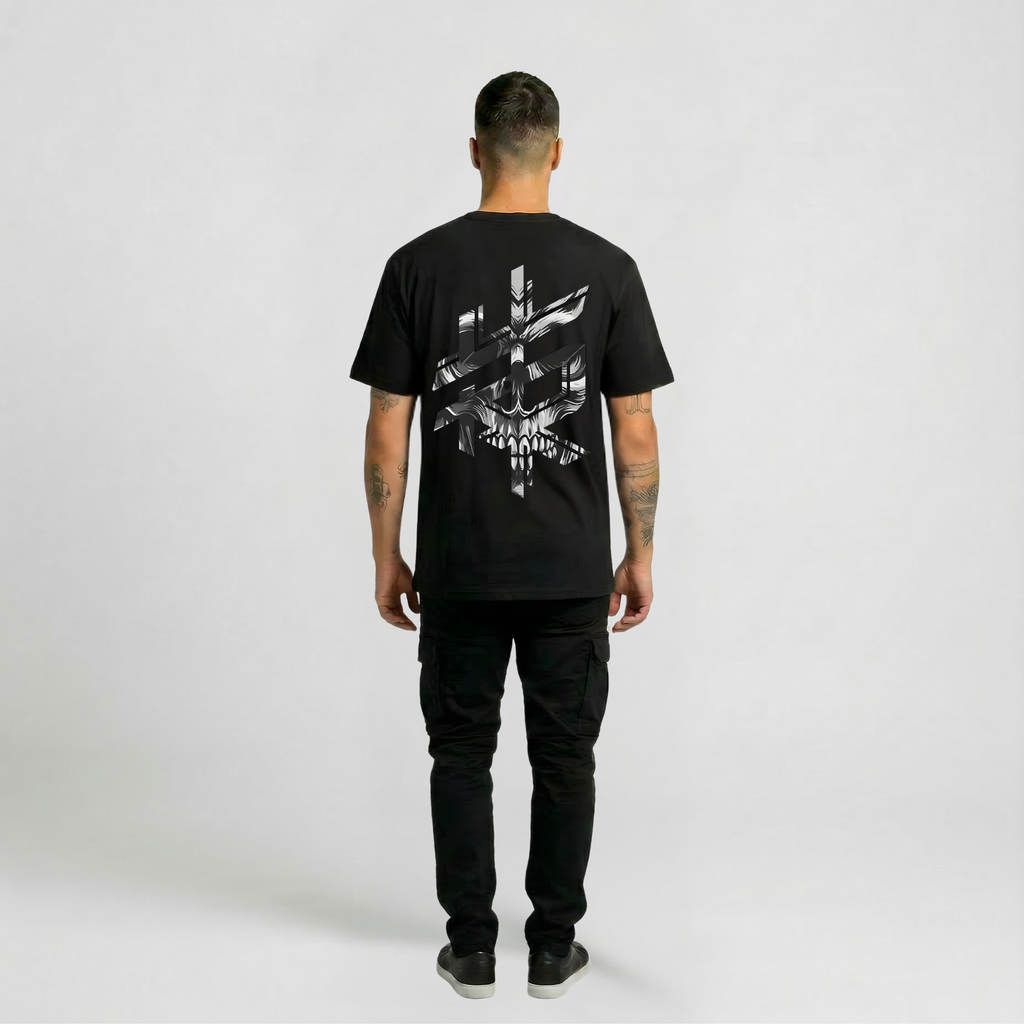 RS - Big & Bold - Black T-shirt / White Print