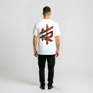 RS - Big & Bold - White T-shirt / Red Print