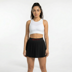 RS - Black Miniskirt / Red Print