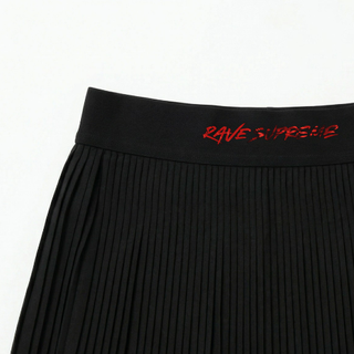 RS - Black Miniskirt / Red Print