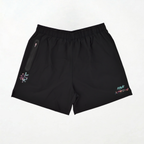 RS - Black Shorts / Cyan Print