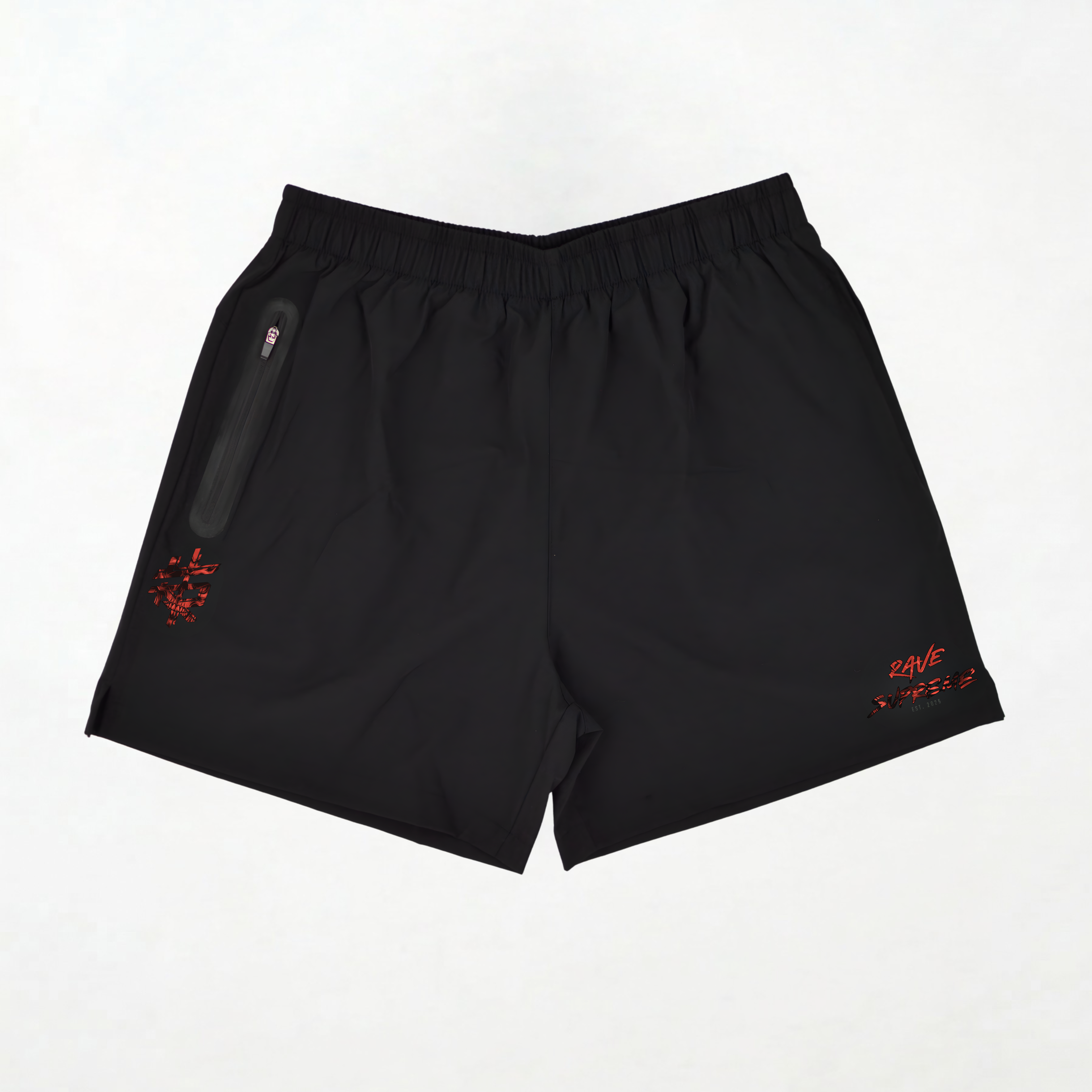 RS - Black Shorts / Red Print