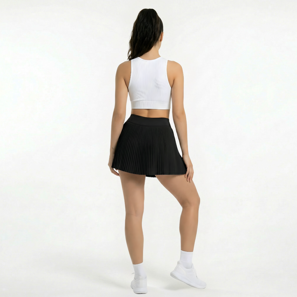 RS - Black Miniskirt / Red Print