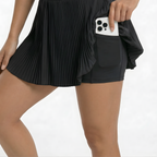 RS - Black Miniskirt / Red Print