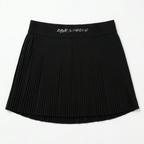 RS - Black Miniskirt / White Print