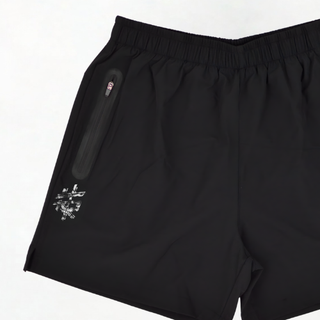 RS - Black Shorts / White Print