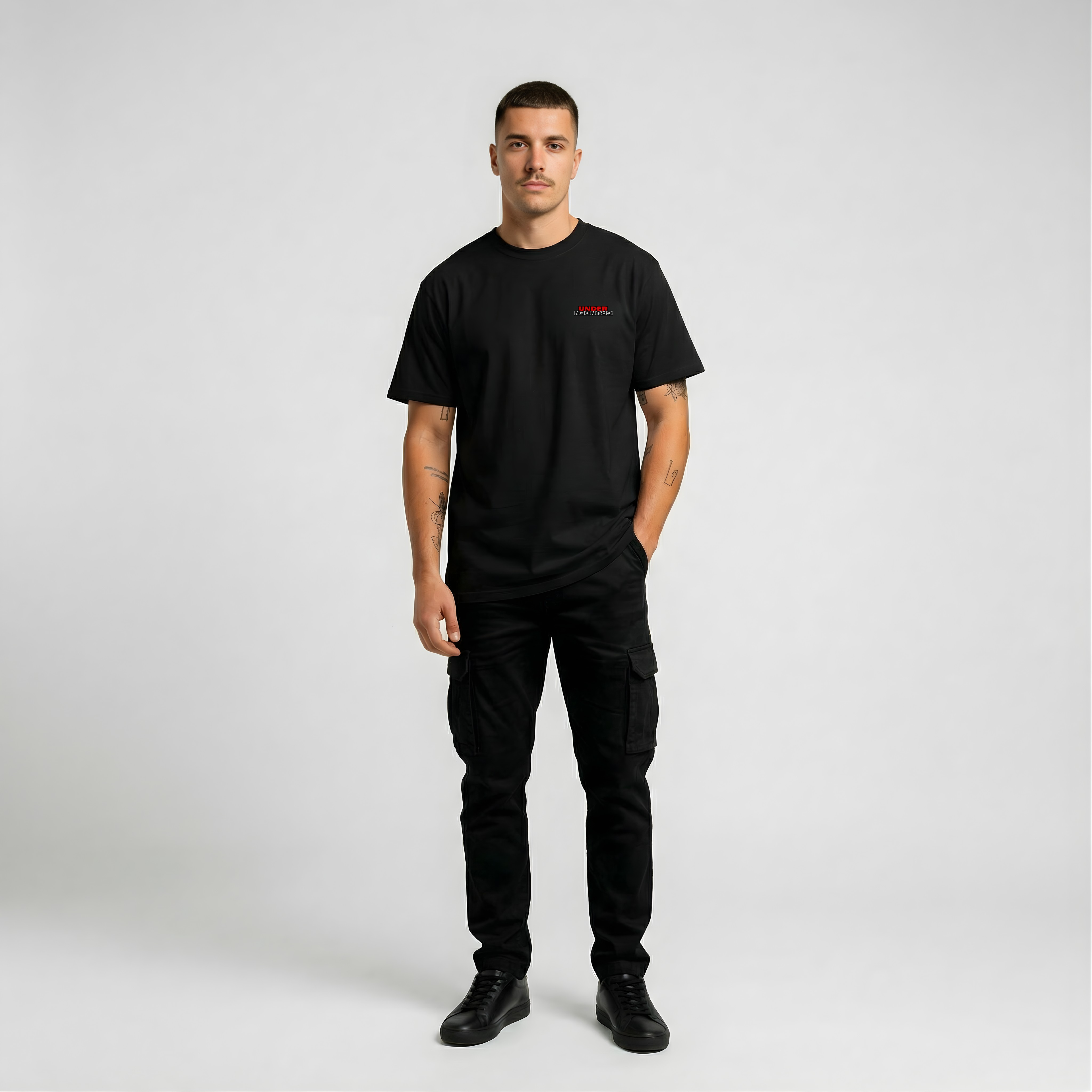 UG - My Tempo is Uptempo - Black T-shirt / White Print