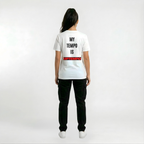 UG - My Tempo is Uptempo - White T-shirt / Black Print